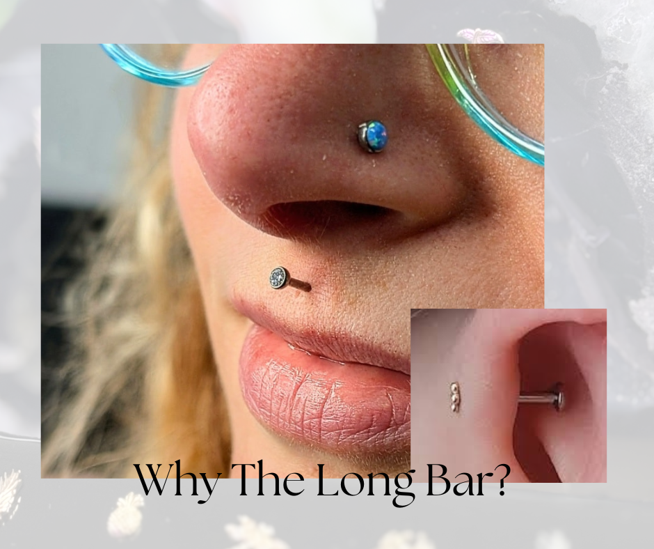 WHY YOUR PIERCING STARTS WITH A LONGER BAR